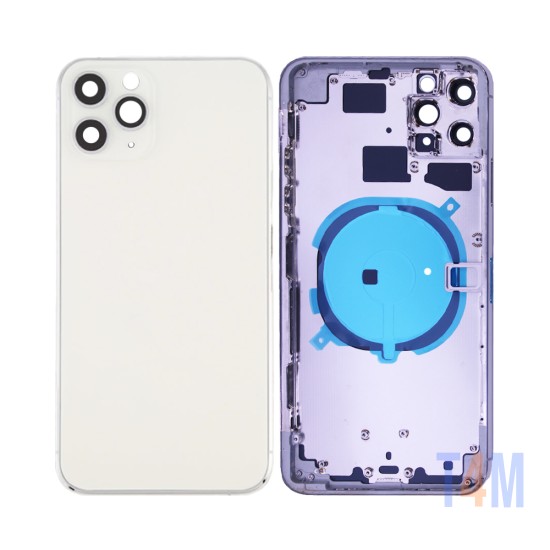 Back Cover+Frame Apple iPhone 11 Pro Max Silver